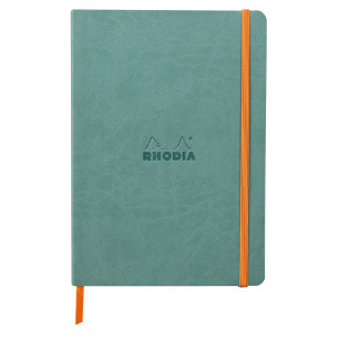 Rhodia Softcover Notebook - A5 - Aqua - Dotted